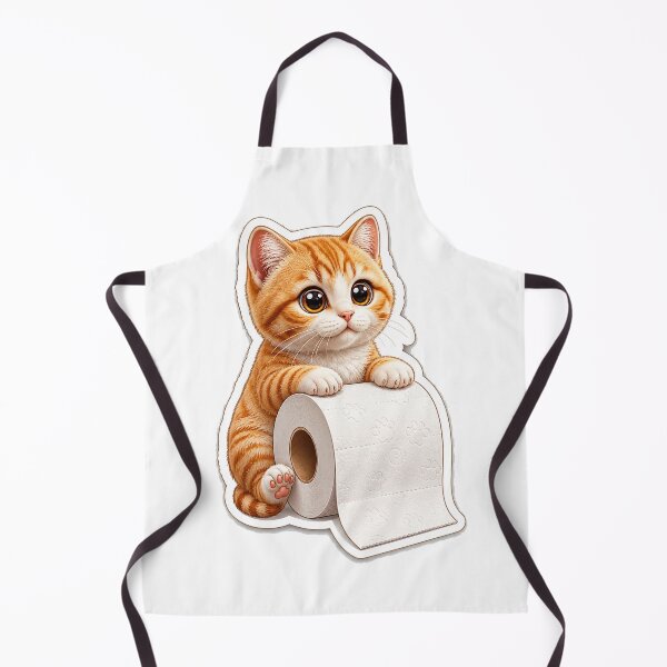 Item preview, Bathroom Bandit Orange Tabby Kitten designed and sold by Frhankypipi123.