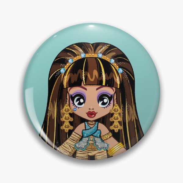 Item preview, Cleo de Nile Chibi Sticker - Monster High Inspired designed and sold by MerryGhoulRound.
