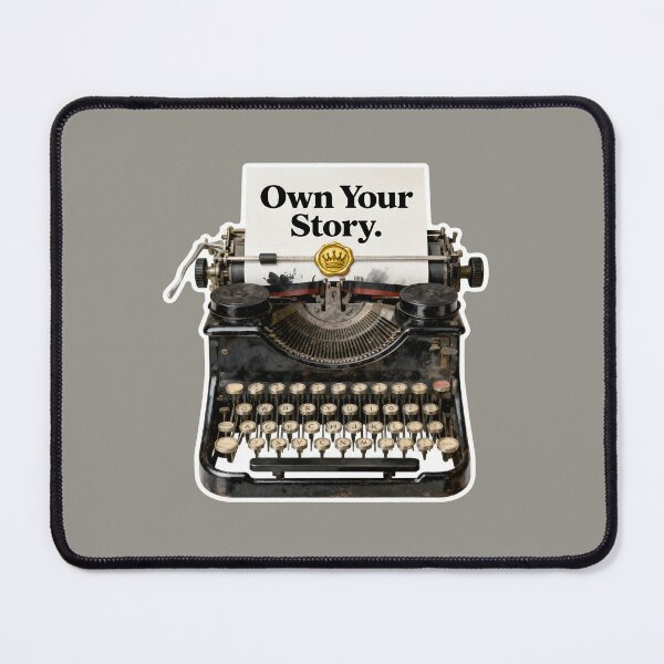 Item preview, Own Your Story – Vintage Typewriter Gold Wax Seal Empowerment designed and sold by Ideeplyfeltit.