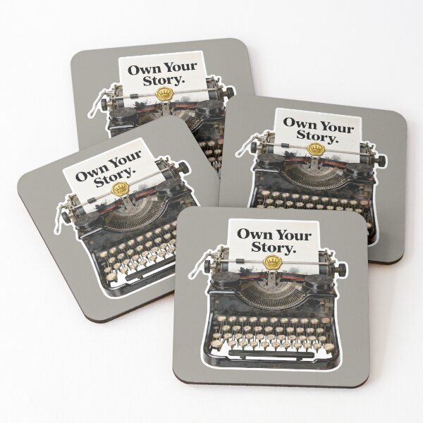 Item preview, Own Your Story – Vintage Typewriter Gold Wax Seal Empowerment designed and sold by Ideeplyfeltit.
