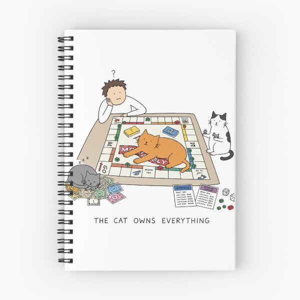 Item preview, The Cat Owns Everything designed and sold by MonkiFlipp.