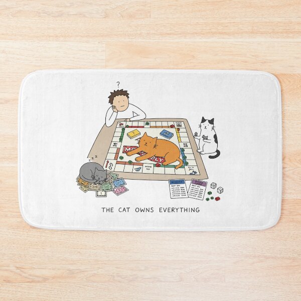 Item preview, The Cat Owns Everything designed and sold by MonkiFlipp.