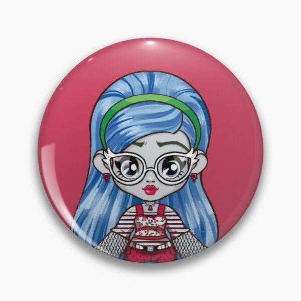 Aperçu de l'œuvre Autocollant chibi Ghoulia Yelps - Inspiré de Monster High créée et vendue par MerryGhoulRound.