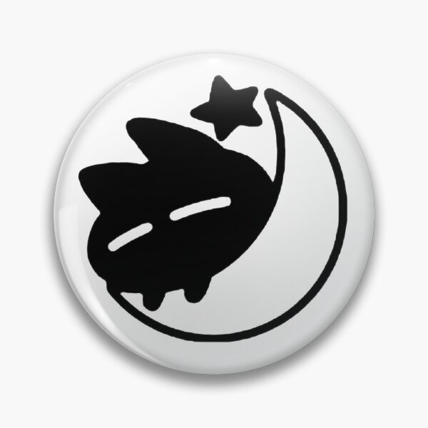 Item preview, Cat Lying on Crescent Moon – Cute Moon Cat designed and sold by MR-HOOBY.