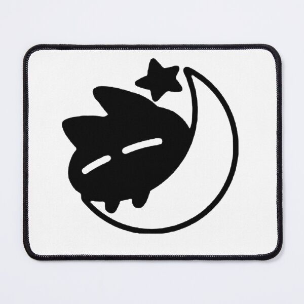 Item preview, Cat Lying on Crescent Moon – Cute Moon Cat designed and sold by MR-HOOBY.