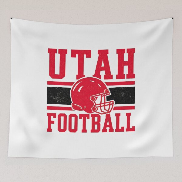 Item preview, Utah Football Retro Helmet Tee designed and sold by LindaWash39353.