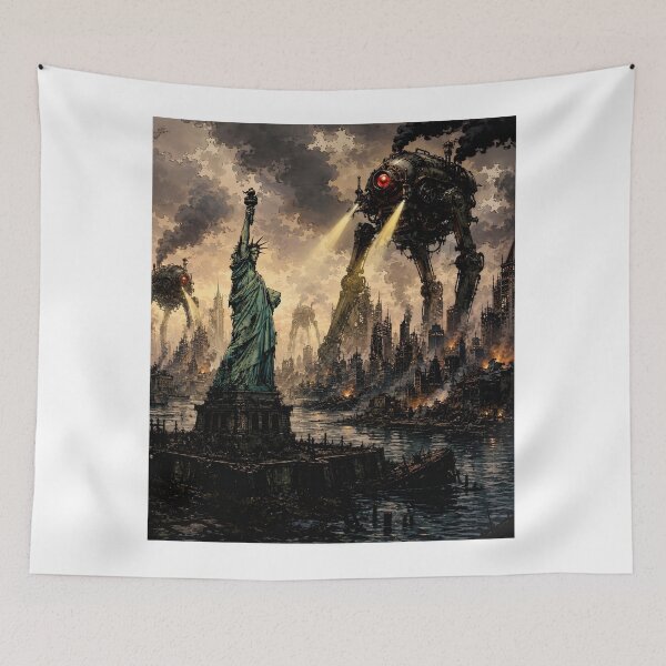 Item preview, Aliens invade designed and sold by Island Art Studios.
