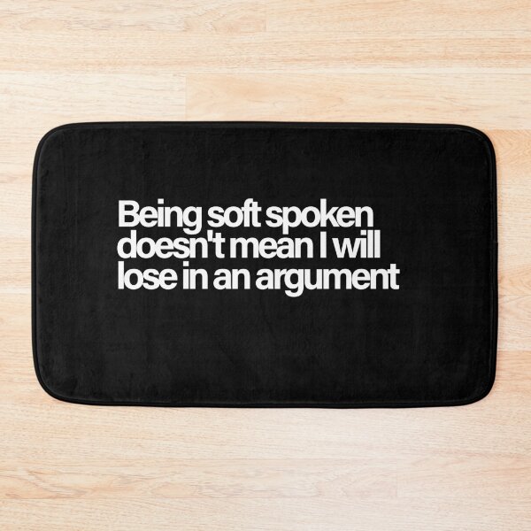Item preview, Soft Spoken Strong Mind Quiet Confidence Quote designed and sold by Creations by lyne.