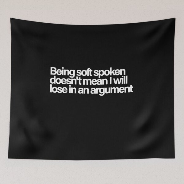 Item preview, Soft Spoken Strong Mind Quiet Confidence Quote designed and sold by Creations by lyne.