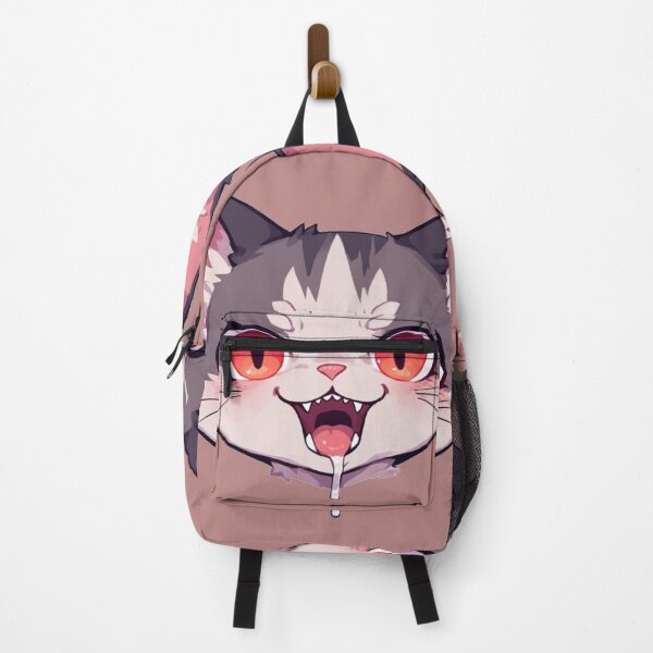 Item preview, Hungry Red Eyes Cat Drooling Funny designed and sold by YAM716.