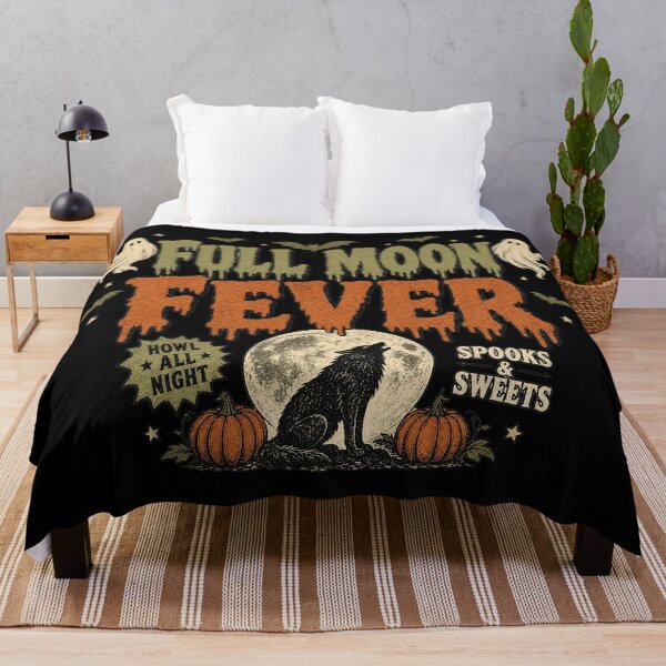 Item preview, Full Moon Fever Vintage Poster Shirt | Retro Horror Design designed and sold by MOCH- ART.