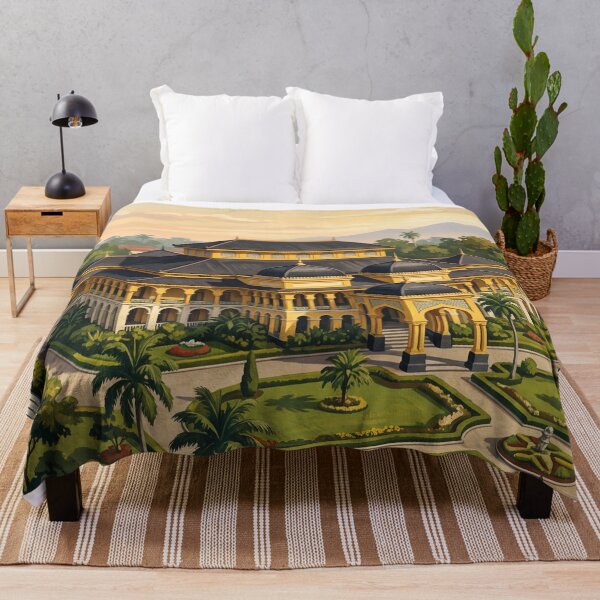 Item preview, Medan Indonesia Vintage Travel Illustration designed and sold by Bomax121.