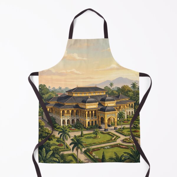 Item preview, Medan Indonesia Vintage Travel Illustration designed and sold by Bomax121.