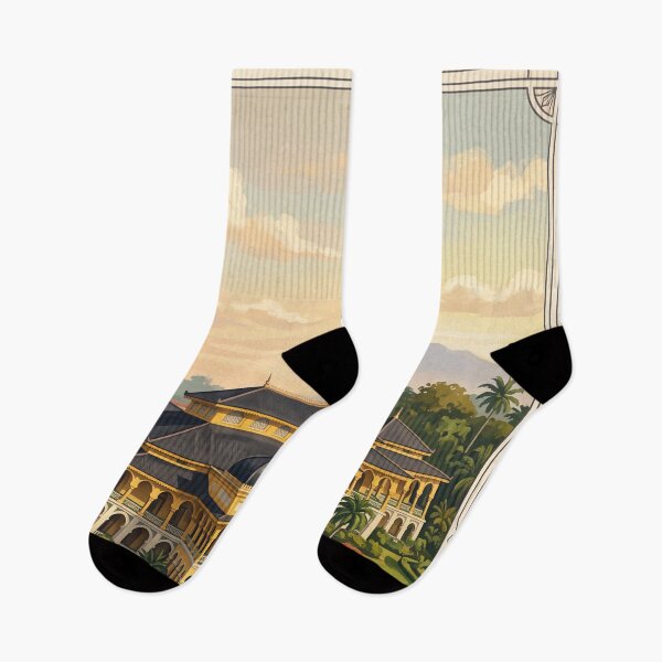 Item preview, Medan Indonesia Vintage Travel Illustration designed and sold by Bomax121.