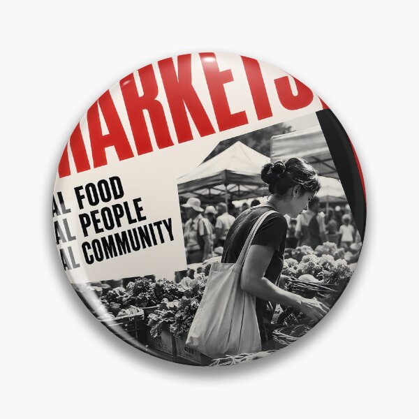 Item preview, Wall Art - Poster - Farmers Market Community Spirit designed and sold by ForeverPrintsOK.