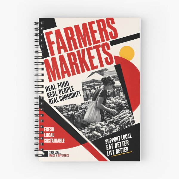 Item preview, Wall Art - Poster - Farmers Market Community Spirit designed and sold by ForeverPrintsOK.