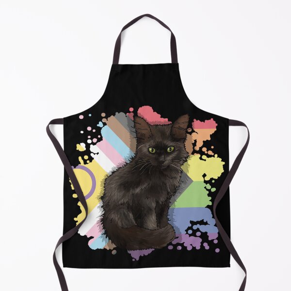Item preview, Progress Pride Kitten designed and sold by Art by Veya.