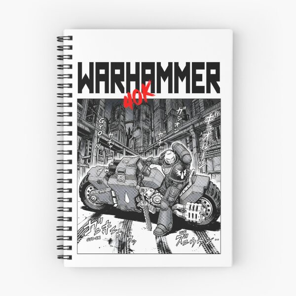Item preview, Akira 40K – Space Marine Outrider Manga Parody designed and sold by BravenBold.