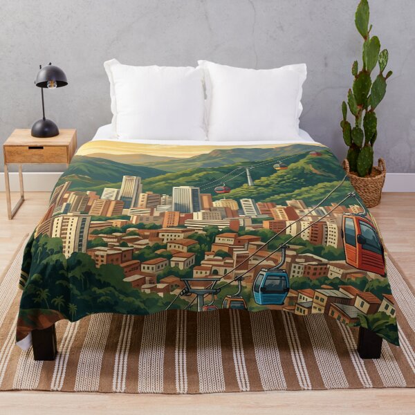 Item preview, Medellin Colombia Vintage Travel Illustration designed and sold by Bomax121.