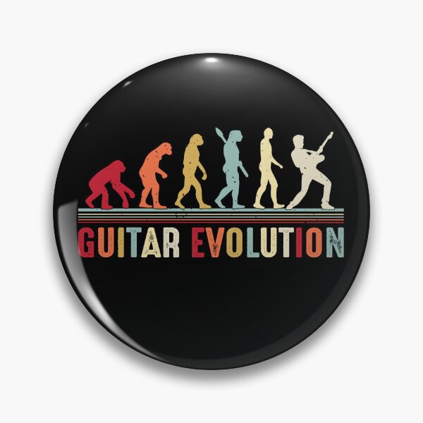 Item preview, Guitar Evolution Retro Rock Music Guitarist T-Shirt designed and sold by HiPatti.
