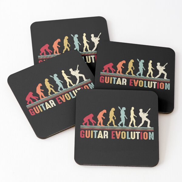 Item preview, Guitar Evolution Retro Rock Music Guitarist T-Shirt designed and sold by HiPatti.