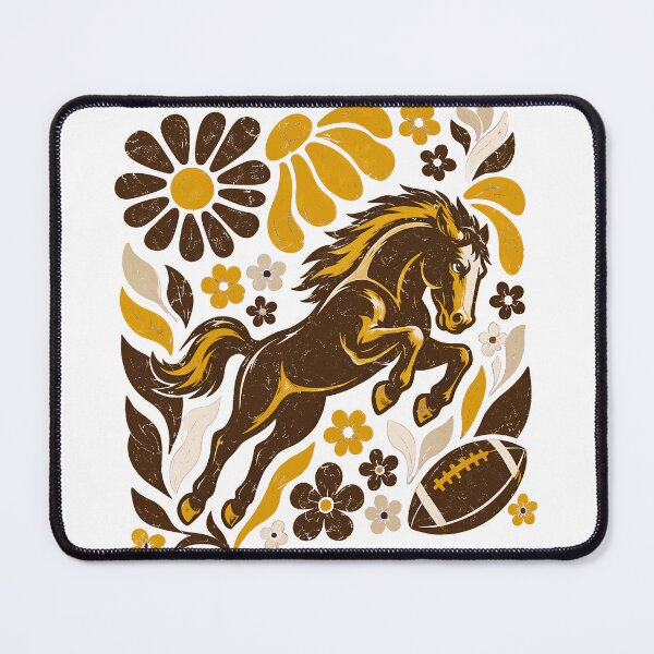 Item preview, Retro Horse Floral Football Groovy Sweatshirt designed and sold by AlisonFle96648.