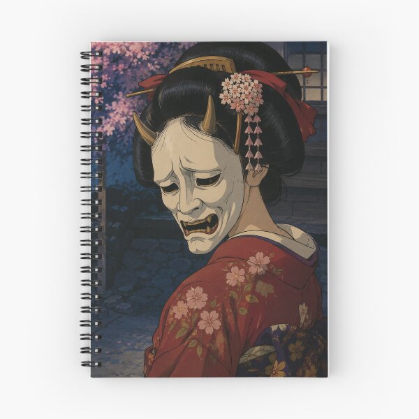 Item preview, Japanese Hannya Girl Sakura Geisha designed and sold by bapupa.