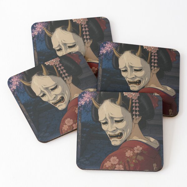 Item preview, Japanese Hannya Girl Sakura Geisha designed and sold by bapupa.