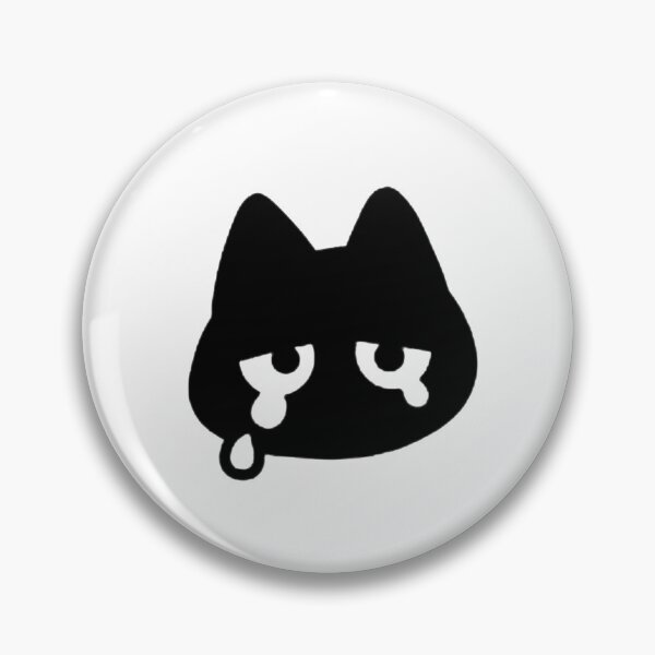 Item preview, Crying Black Cat – Sad Cute Cat designed and sold by MR-HOOBY.