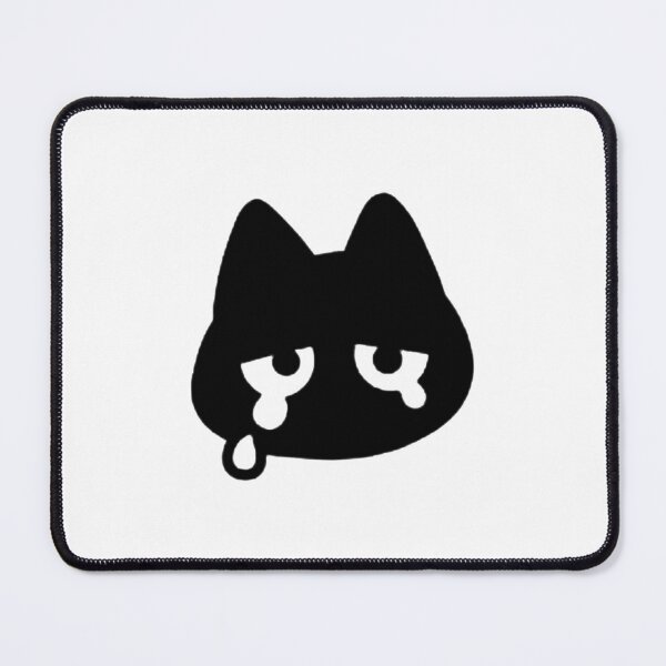 Item preview, Crying Black Cat – Sad Cute Cat designed and sold by MR-HOOBY.