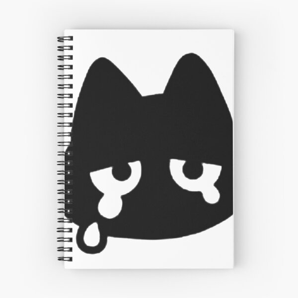 Item preview, Crying Black Cat – Sad Cute Cat designed and sold by MR-HOOBY.