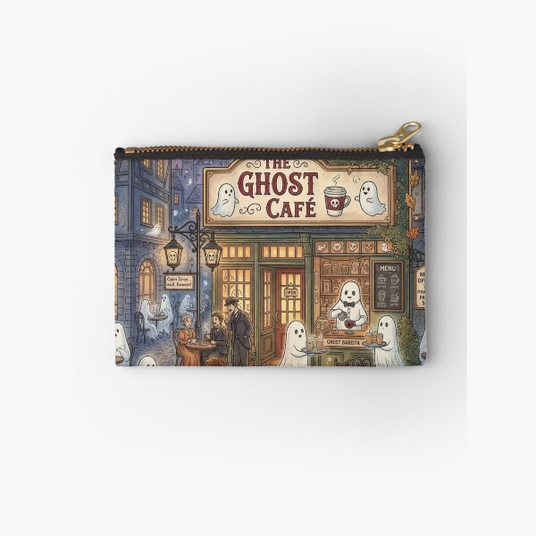Item preview, Cute Spooky Ghost Cafe Design for Halloween / Autumn / Fall / Halloween Town / Boo / Cozy / Fall Aesthetic / Autumn / Coffee / Halloween Costume / Night / Funny designed and sold by TeenLake.