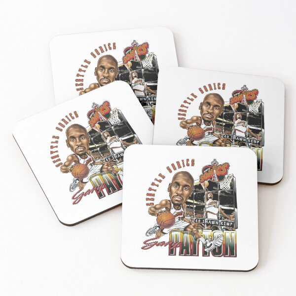 Item preview, Caricatura vintage de Gary Payton, número 40, miembro del Salón de la Fama de los Aficionados al Baloncesto de Seattle. designed and sold by Tyanbarne90.