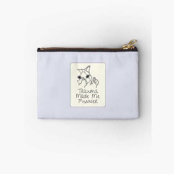Item preview, Trauma Made Me Funnier Funny Cat designed and sold by jianina-alondra.