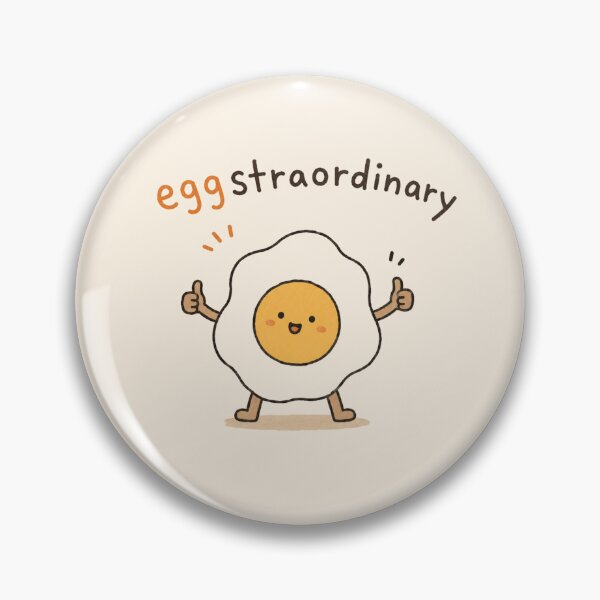 Item preview, Eggstraordinary Cute Fried Egg Kawaii Food Pun designed and sold by Eathusiast.