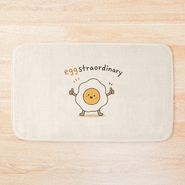 Item preview, Eggstraordinary Cute Fried Egg Kawaii Food Pun designed and sold by Eathusiast.