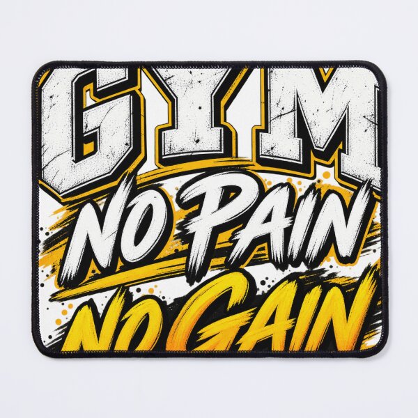 Item preview, GYM No Pain No Gain – Bold Motivational Workout Typography designed and sold by Public Nature View Places.