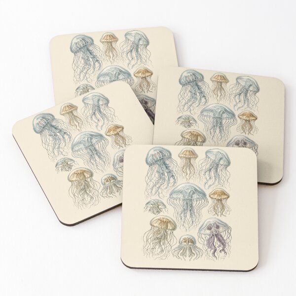 Item preview, Vintage Jellyfish Plate Wall Art – Antique Marine Biology Natural History Illustration designed and sold by ZyxDes.