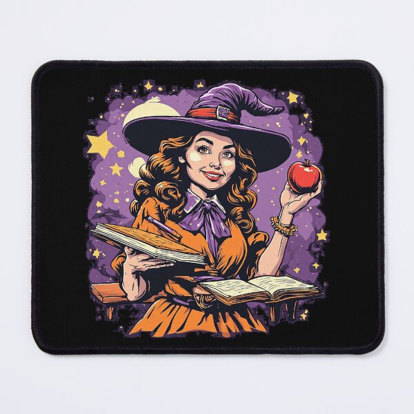 Item preview, Vintage Witch Teacher Retro School Magic designed and sold by emiliacreations.
