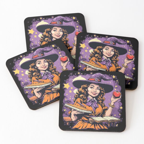 Item preview, Vintage Witch Teacher Retro School Magic designed and sold by emiliacreations.