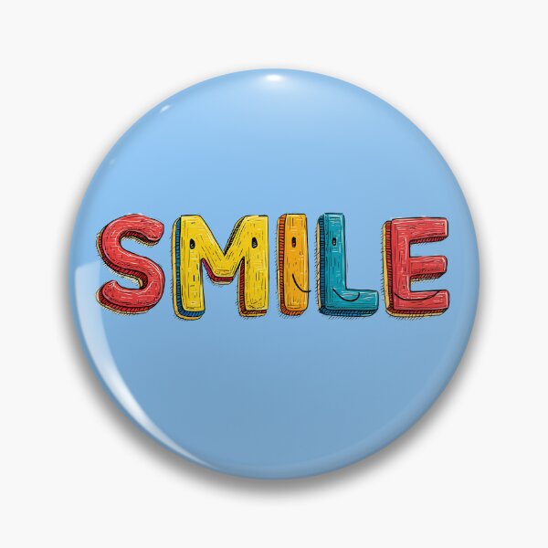 Item preview, Vibrant 3D "SMILE" Playful Typography Art Design designed and sold by SeJaa.