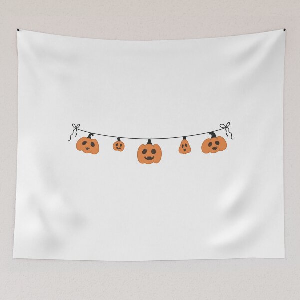 Item preview, Cute Halloween Decorations Orange Pumpkin Bunting Garland designed and sold by winterpumpkin.