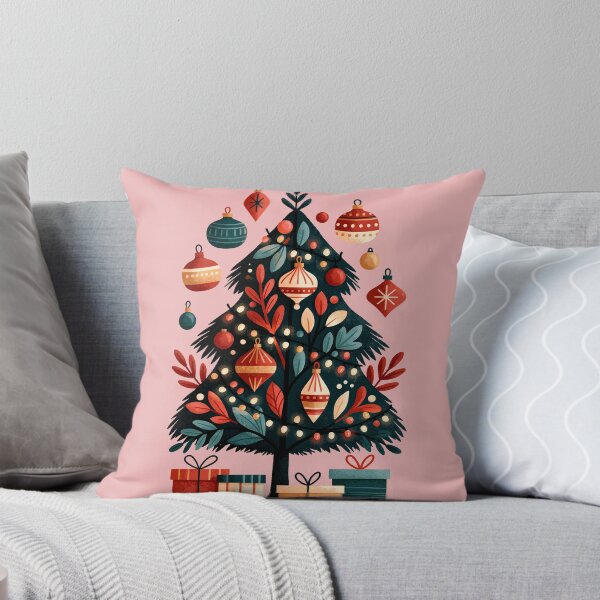 Item preview, Festive Retro Christmas Tree with Gifts designed and sold by colorful-white.