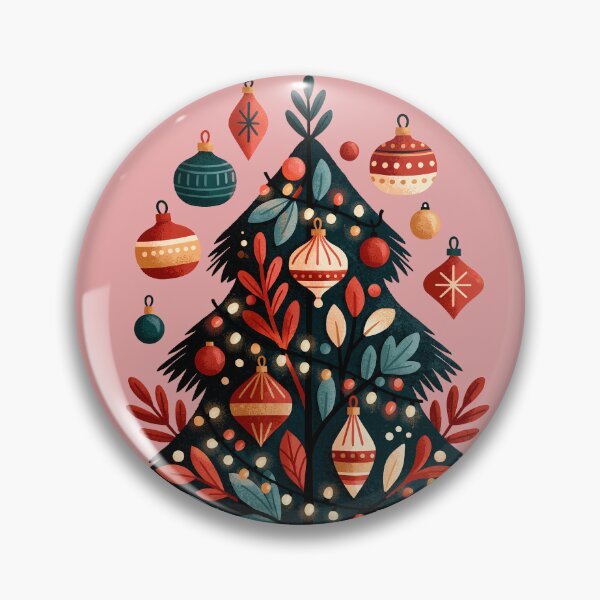 Item preview, Festive Retro Christmas Tree with Gifts designed and sold by colorful-white.