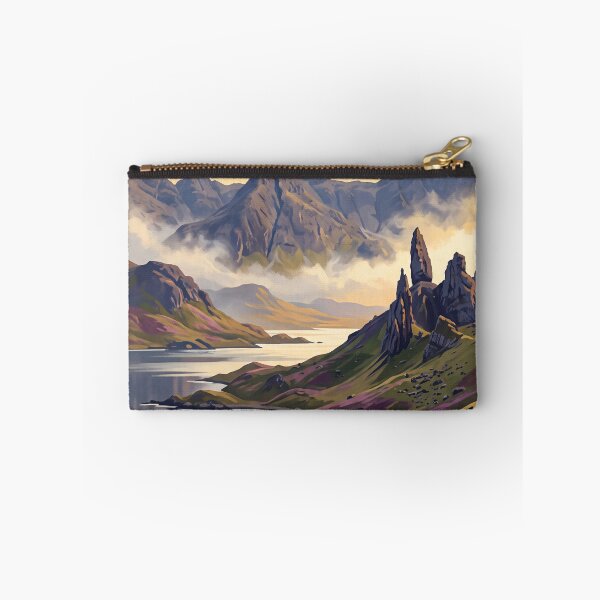 Item preview, Isle of Skye Scotland Vintage Travel Illustration designed and sold by Bomax121.