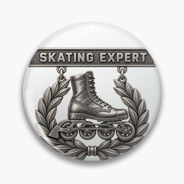 Item preview, Skating Expert Badge designed and sold by POGs R Us.