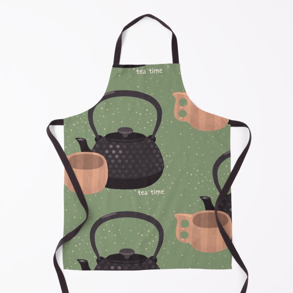 Item preview, Zen Tea Times Cozy Iron Tea Pot And Wooden Tea Cup designed and sold by LibertyHub.