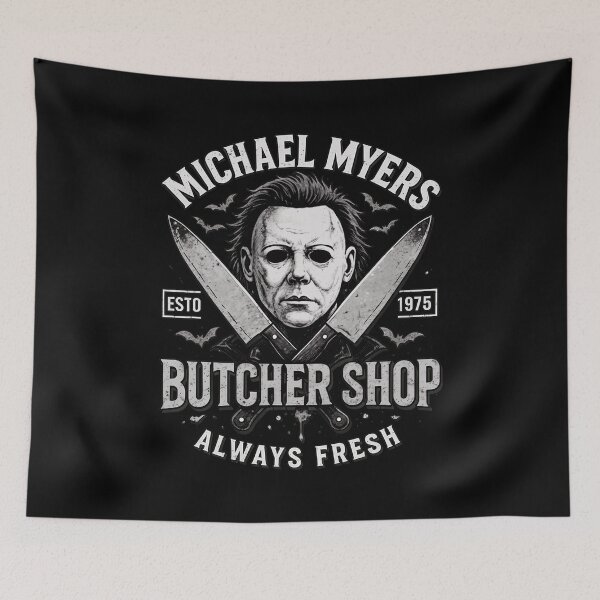 Item preview, Vintage Horror Butcher Shop Graphic designed and sold by RobertBar34259.