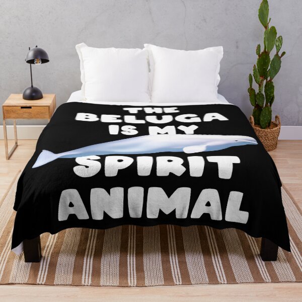 Item preview, The Beluga is my spirit animal designed and sold by NicGrayGraphic.