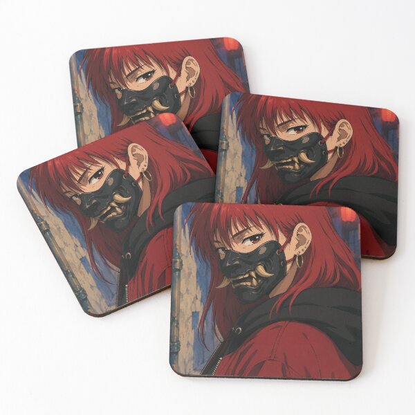 Item preview, Japanese Hannya Girl Crimson Street designed and sold by bapupa.
